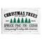 Stupell Industries Christmas Trees Vintage Sign Wall Plaque Art